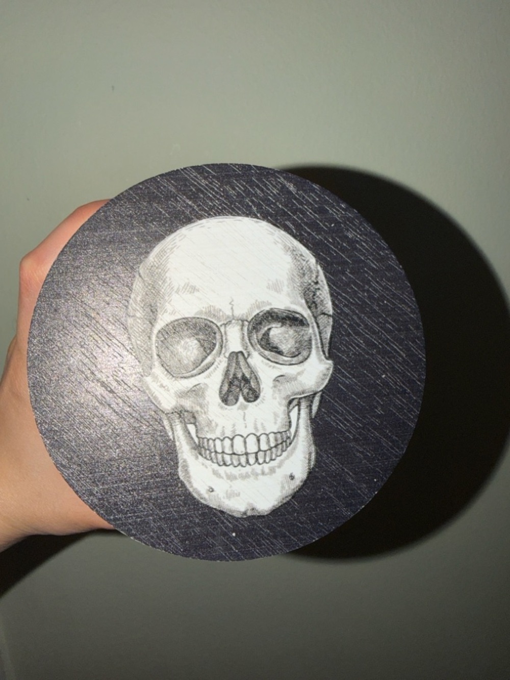 SAND + FOG Skeleton Bones Scented Candle - Black & Gold - Picture 5 of 6